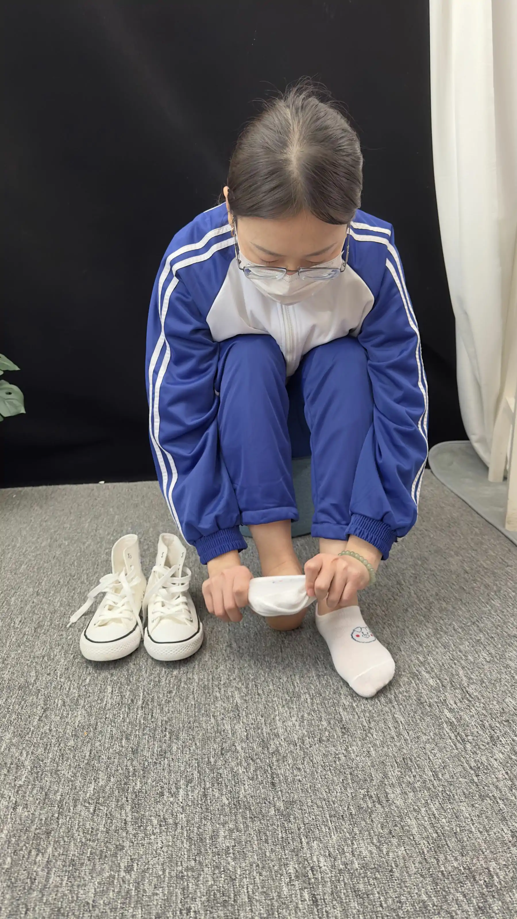 三禾摄影 No.008 校服 帆布鞋 船袜 短丝