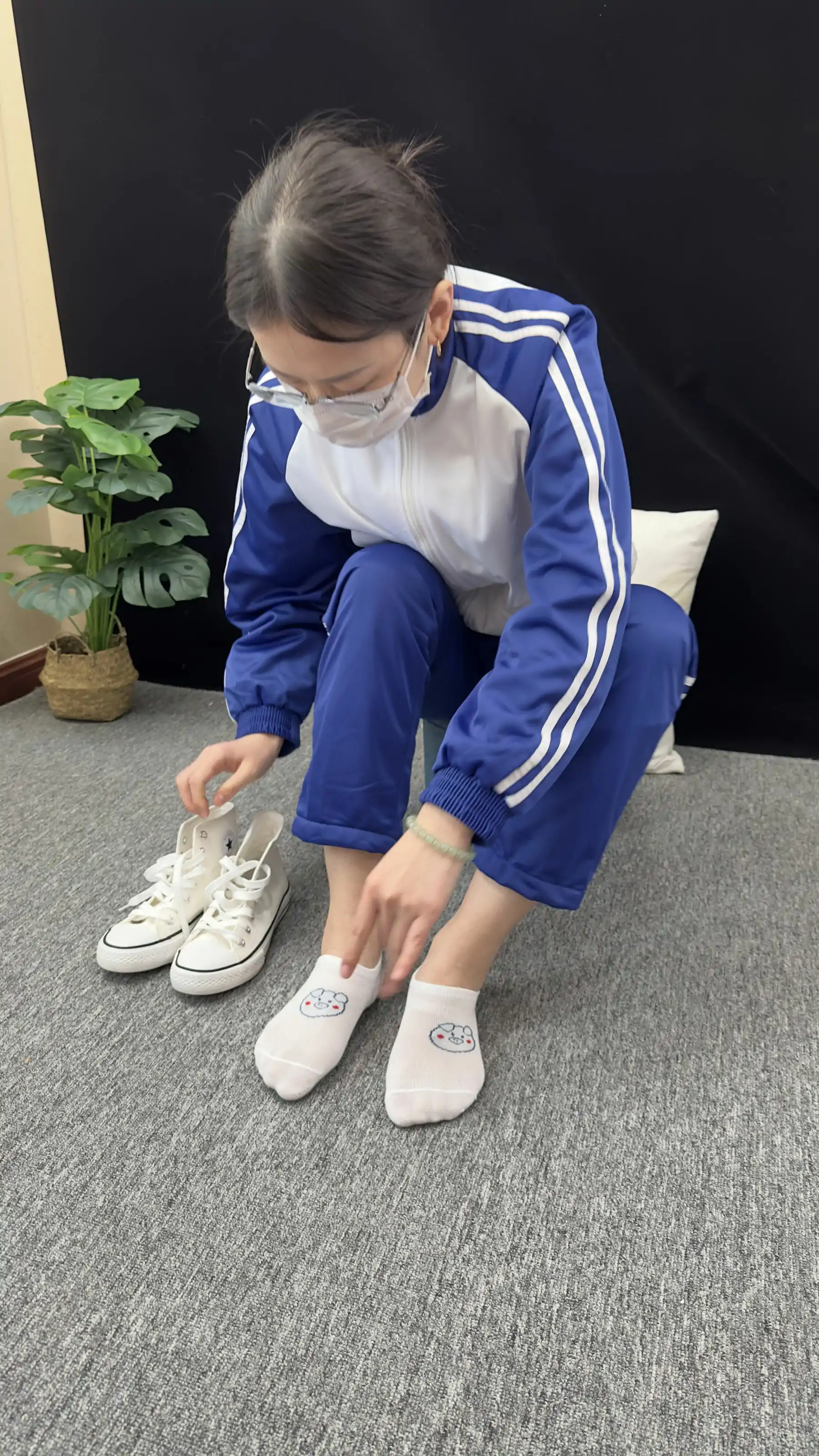 三禾摄影 No.008 校服 帆布鞋 船袜 短丝