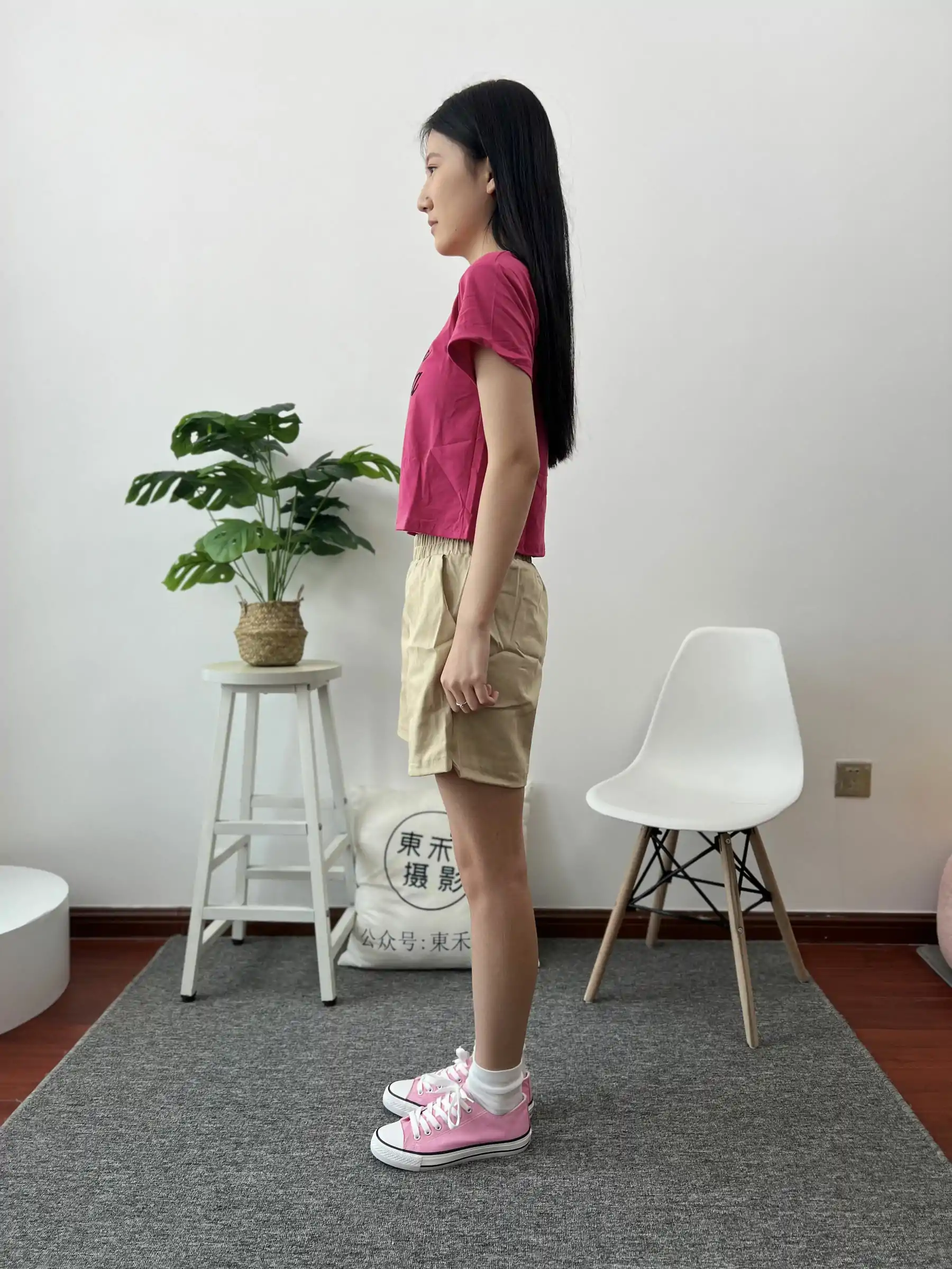 三禾摄影 No.025 休闲短裤 棉袜 帆布鞋