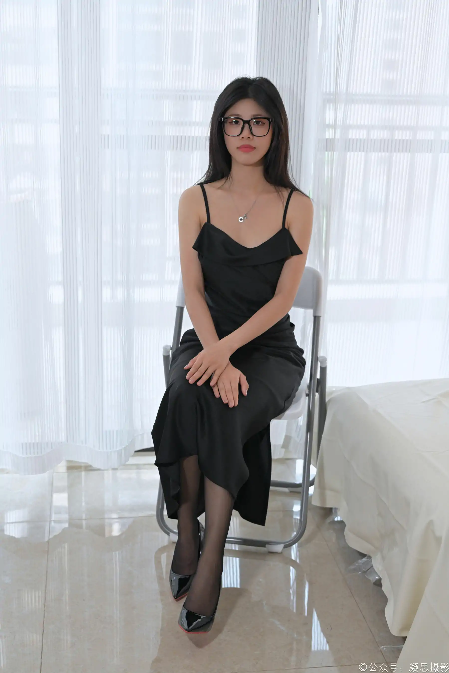 凝思摄影 No.010 木木 - 包臀裙、黑丝、高跟鞋