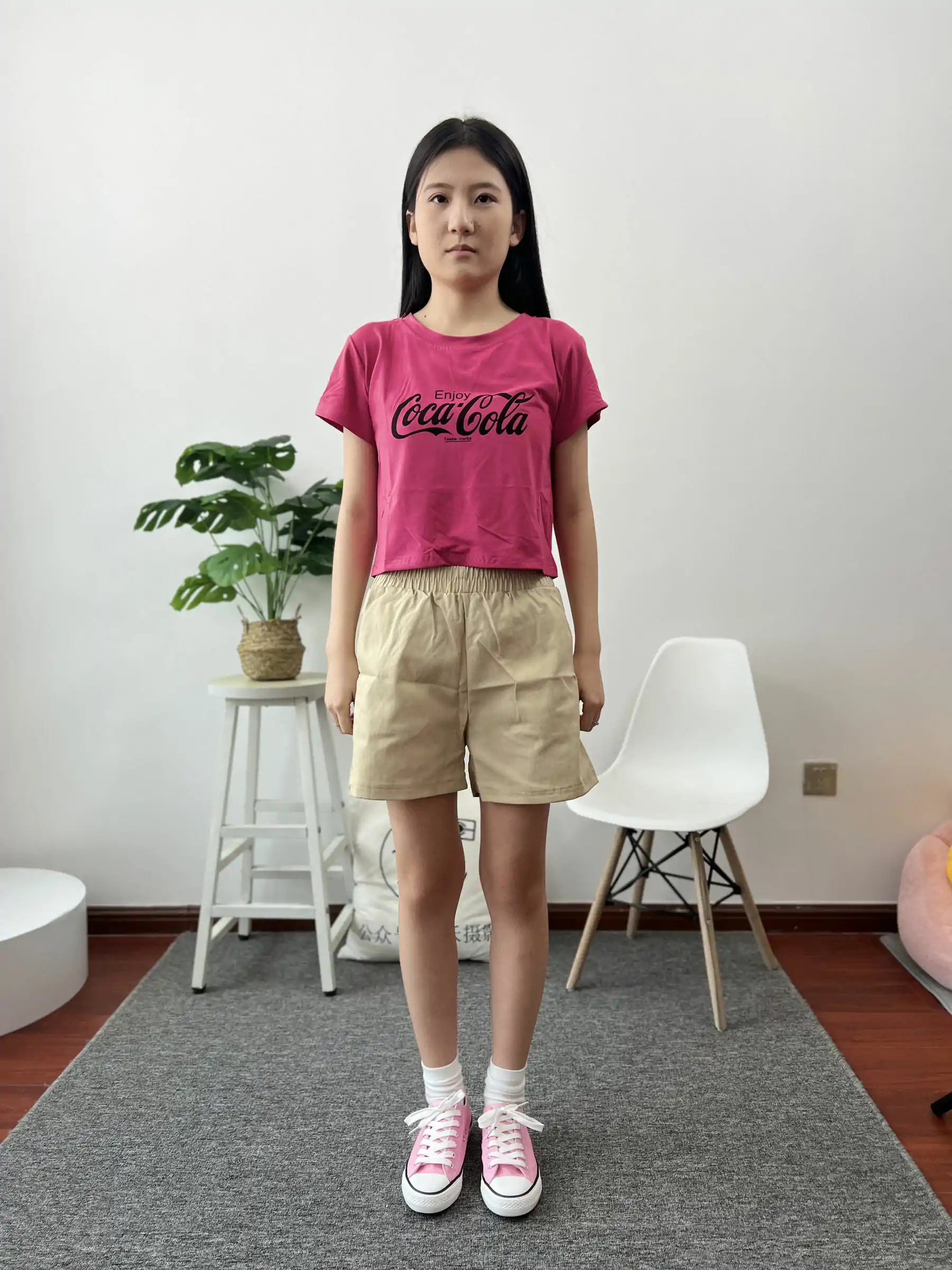 三禾摄影 No.025 休闲短裤 棉袜 帆布鞋