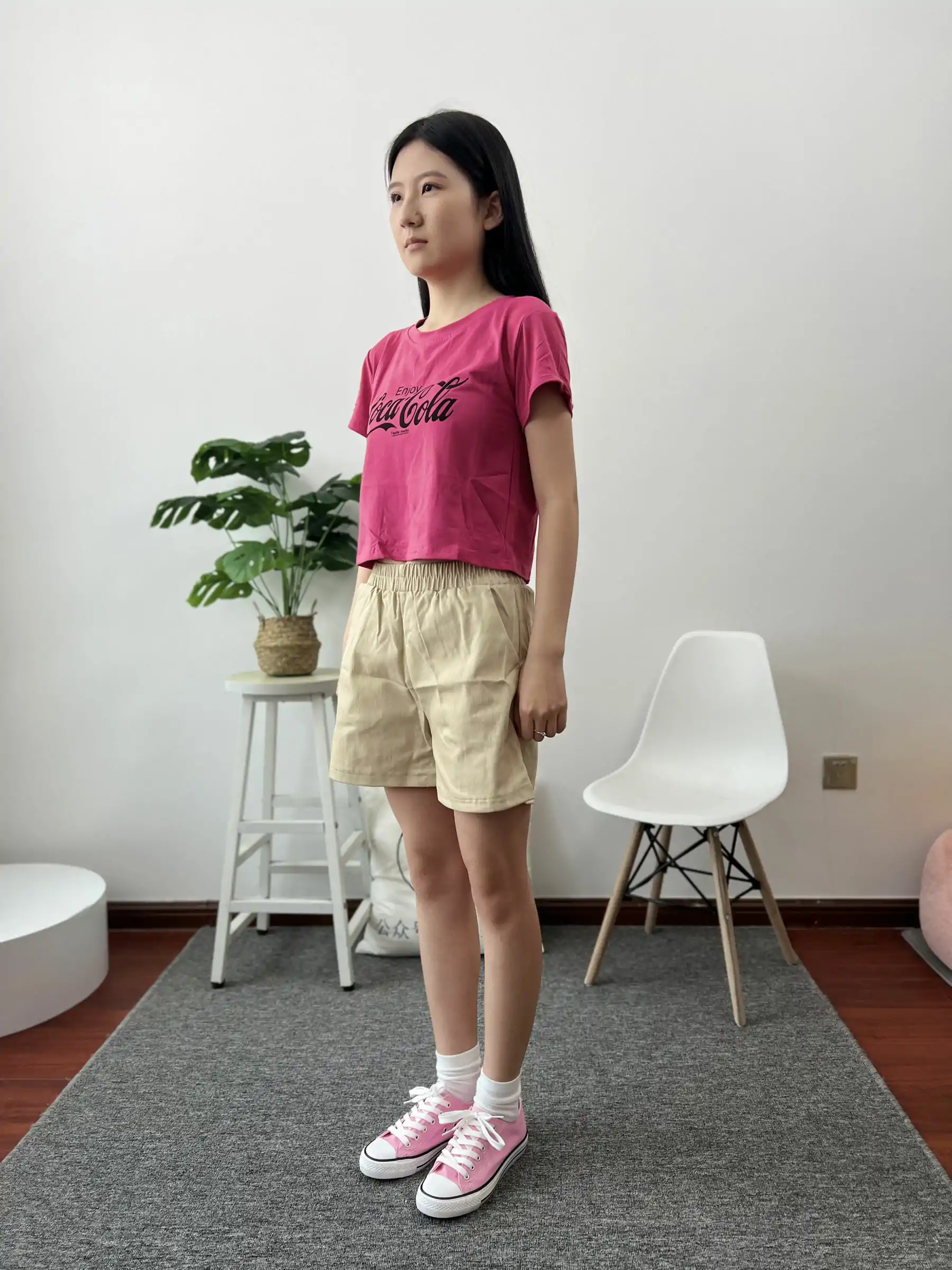 三禾摄影 No.025 休闲短裤 棉袜 帆布鞋