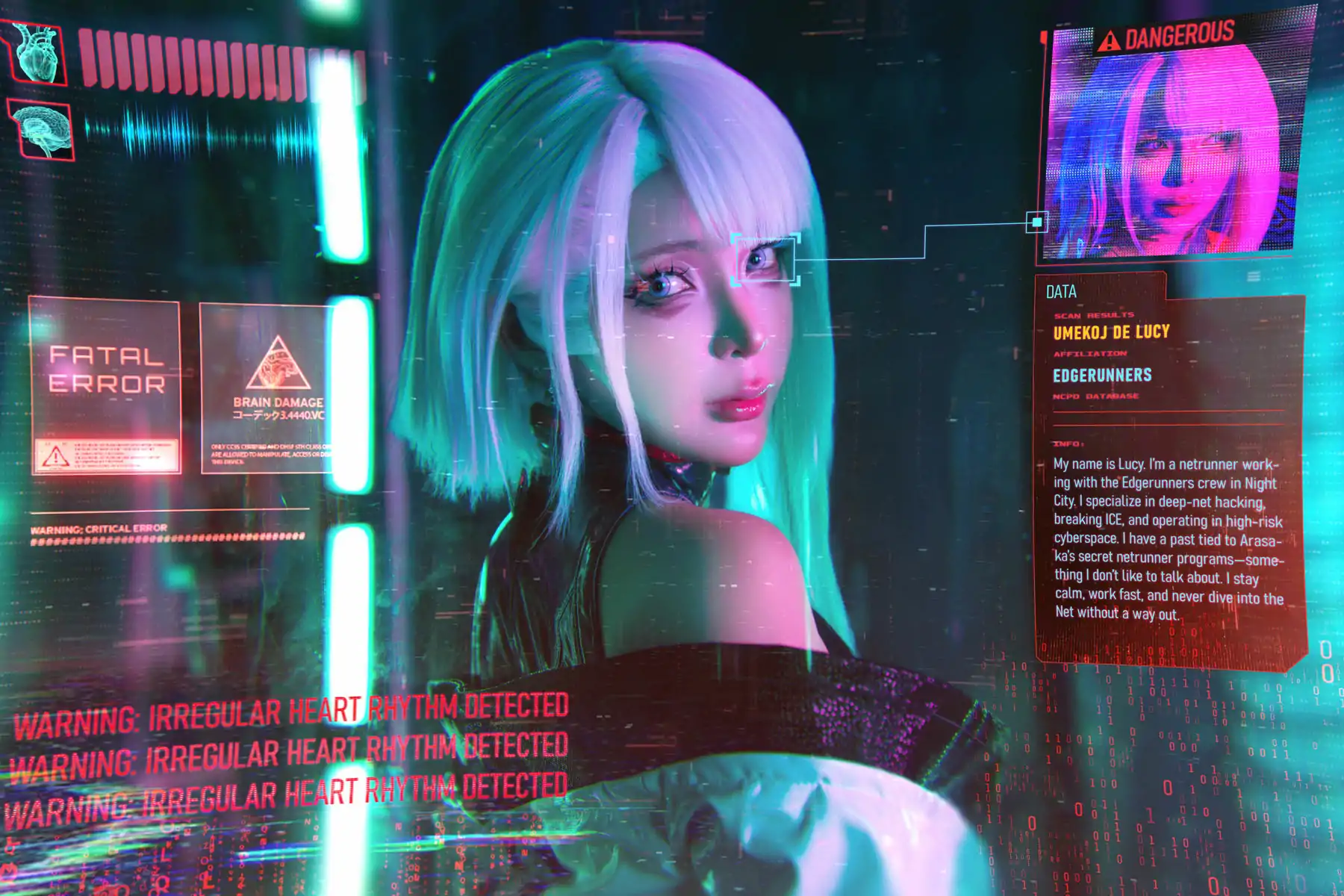 Umeko J - Lucy ( Cyberpunk Edgerunner )
