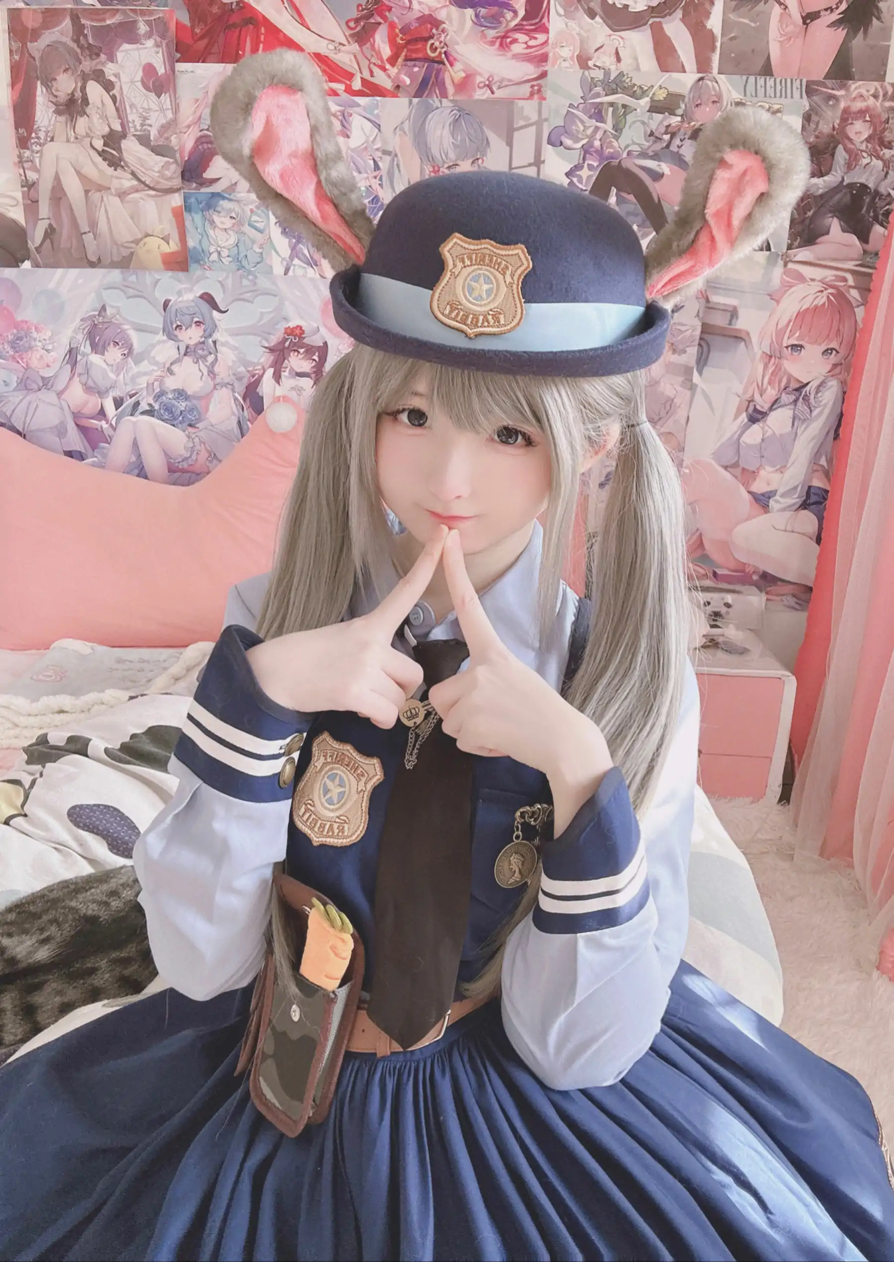 萌妹子 习呆呆 - ウサギ警官