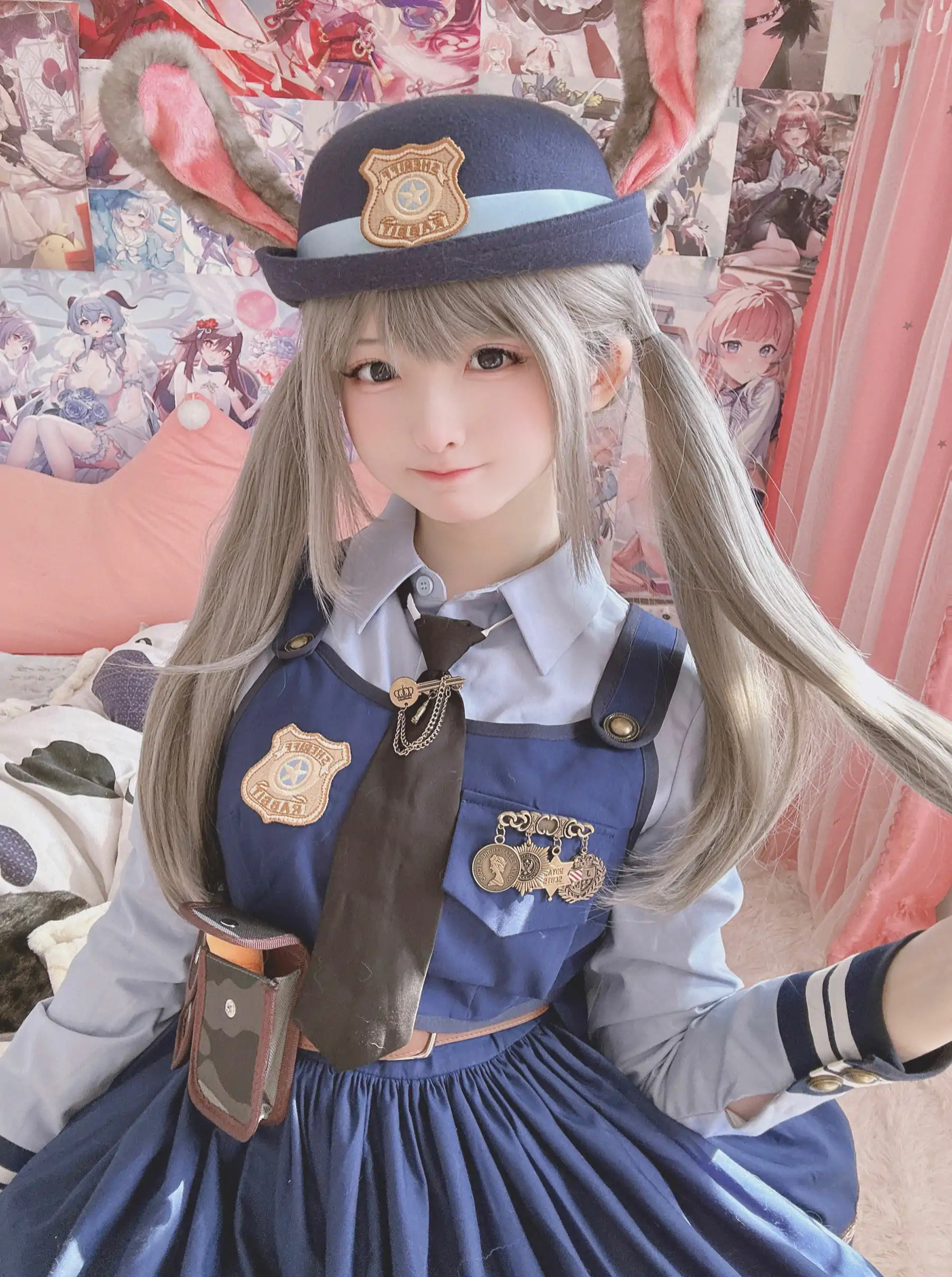 萌妹子 习呆呆 - ウサギ警官