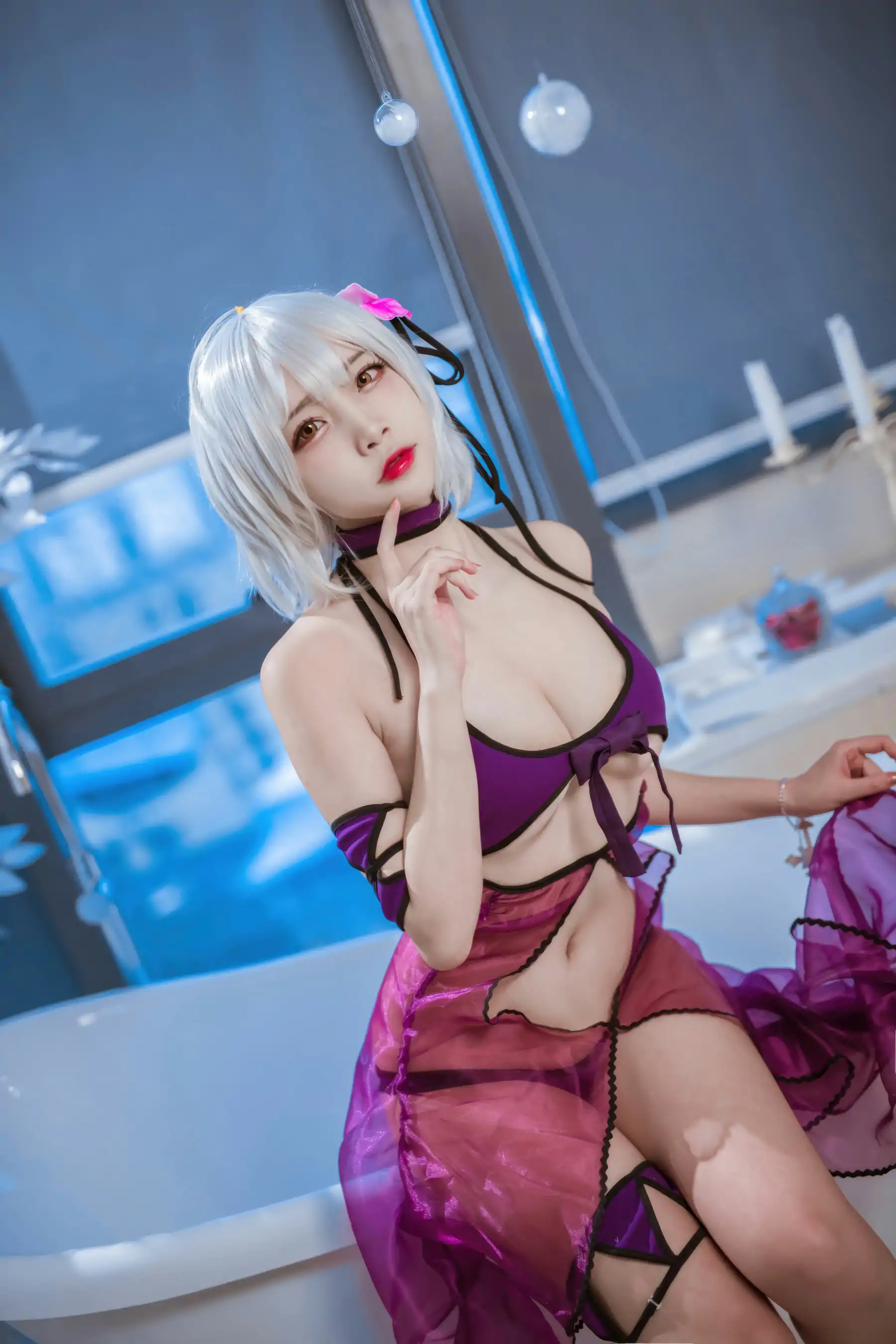 人气Coser 二佐Nisa - FGO 黑贞水着