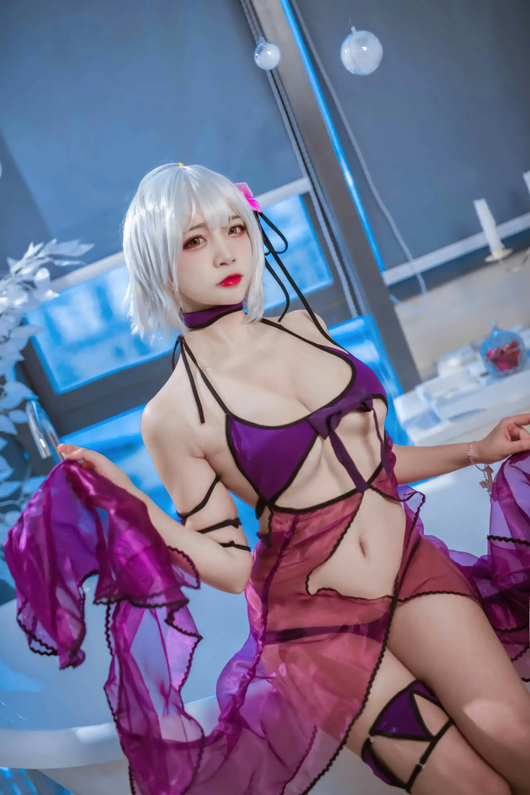 人气Coser 二佐Nisa - FGO 黑贞水着