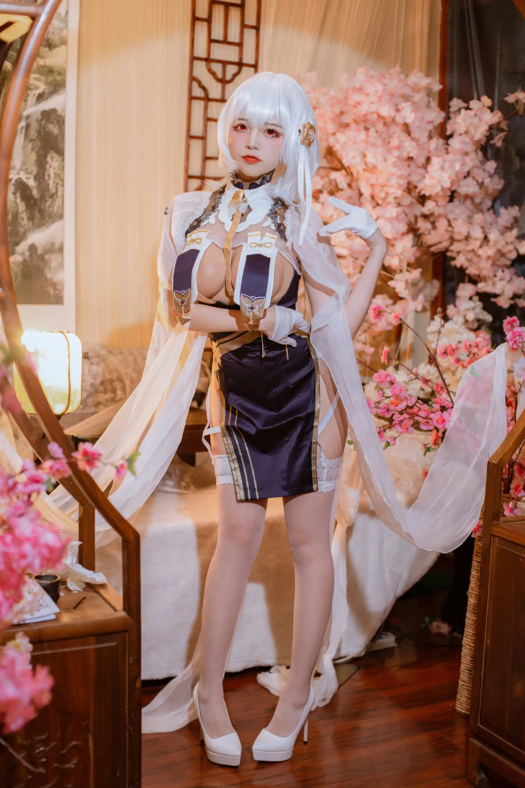 人气Coser 二佐Nisa - 碧蓝航线 天狼星旗袍