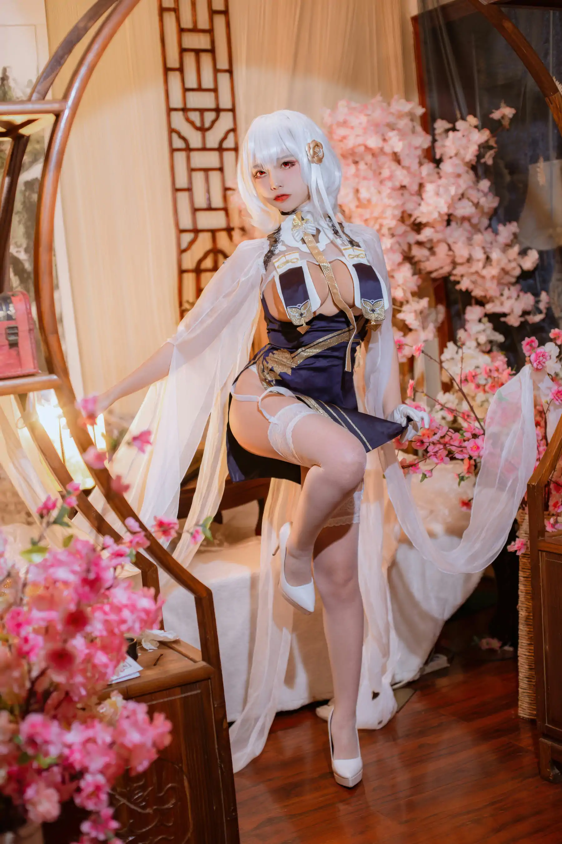 人气Coser 二佐Nisa - 碧蓝航线 天狼星旗袍