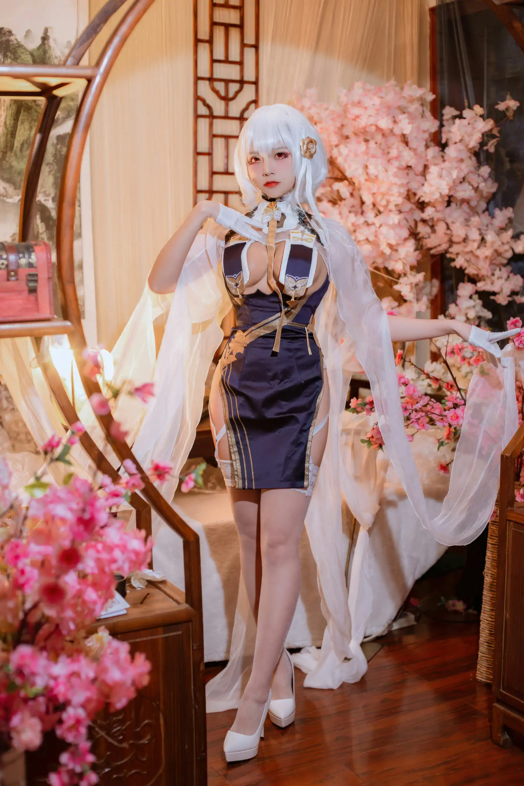 人气Coser 二佐Nisa - 碧蓝航线 天狼星旗袍