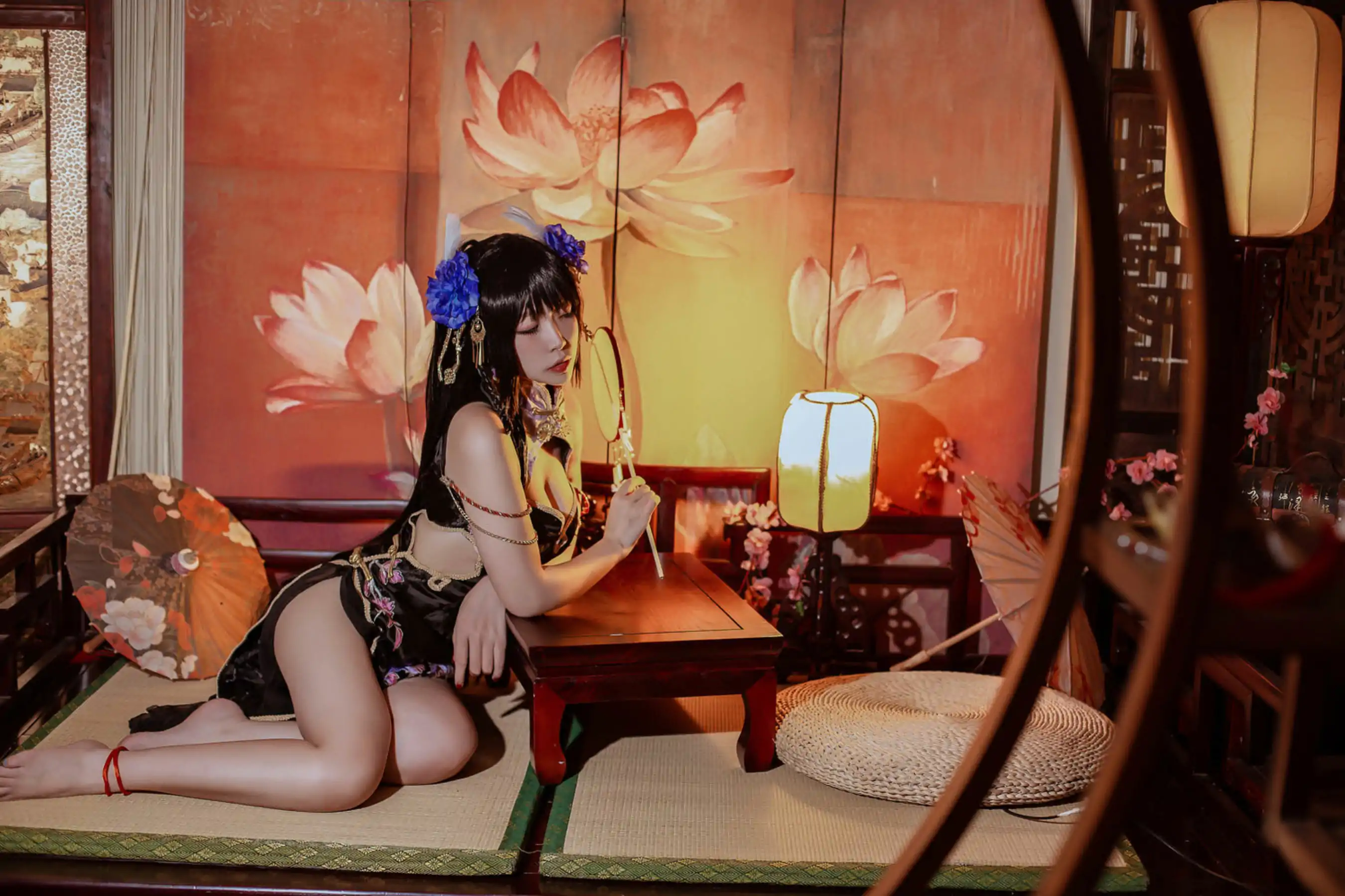 人气Coser 二佐Nisa - 碧蓝航线 比叡鲟旗袍