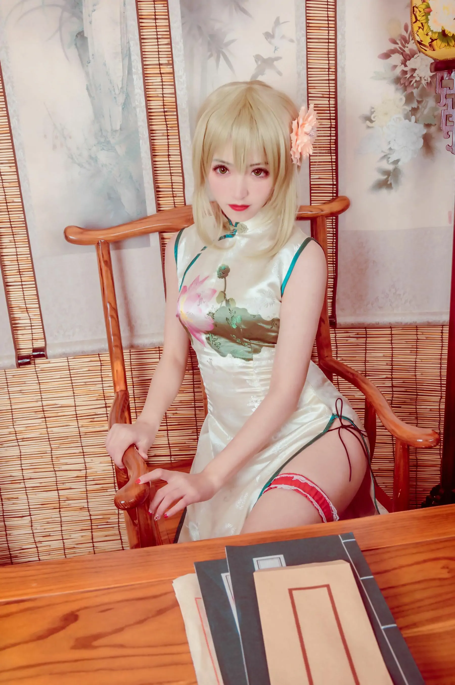 [COS福利] Coser__KETTOE - V家 GUMI 旗袍