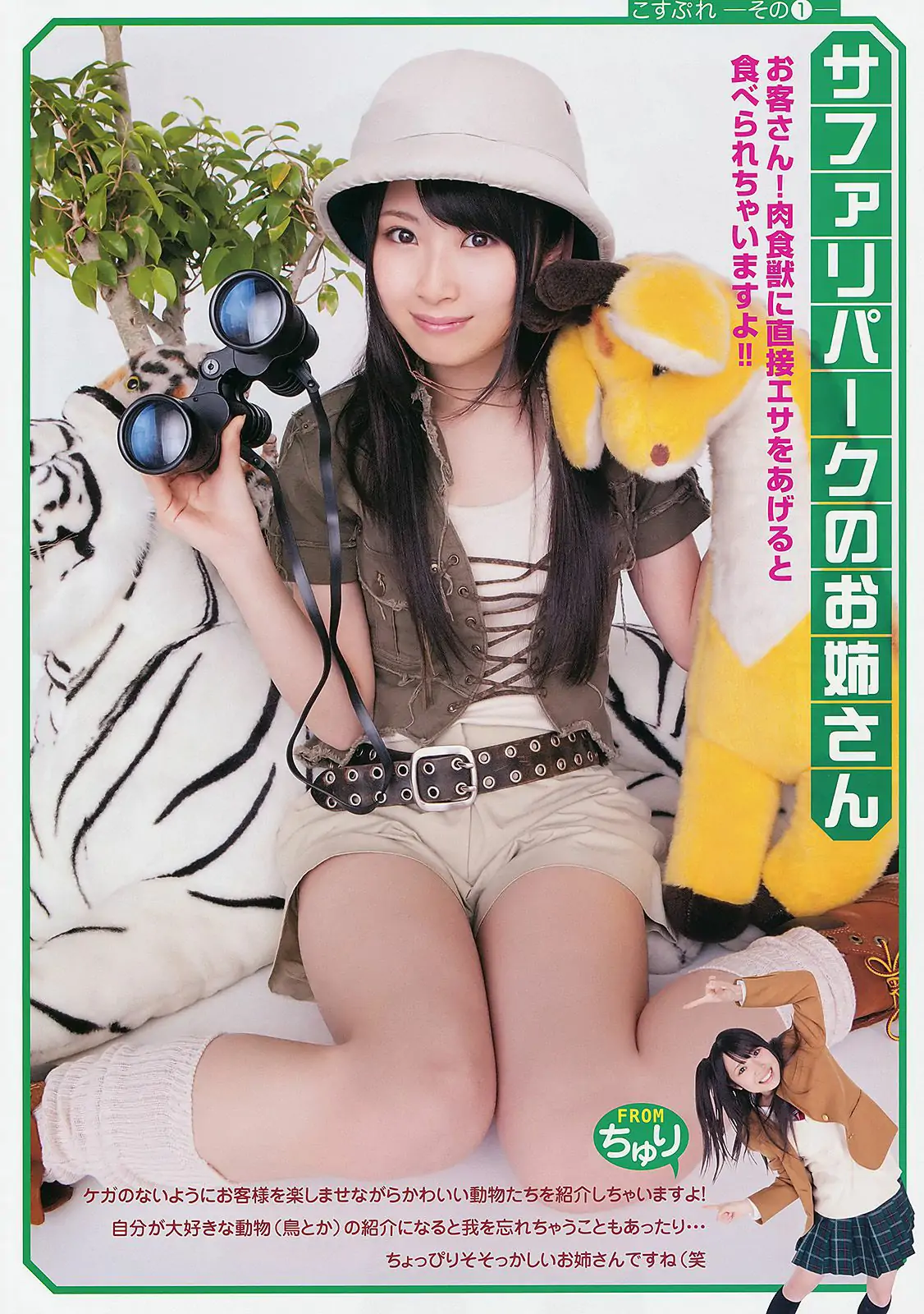 高柳明音 SKE48 藤井シェリー 麻倉憂 神咲詩織 [Young Animal] 2011年No.11 写真杂志