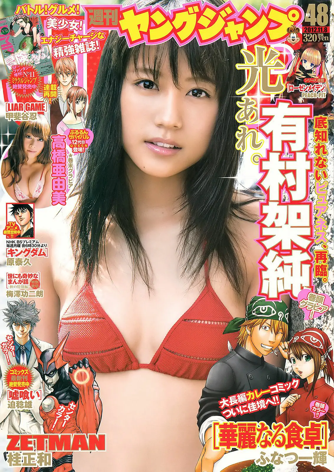 有村架純 高橋亜由美 [Weekly Young Jump] 2012年No.48 写真杂志