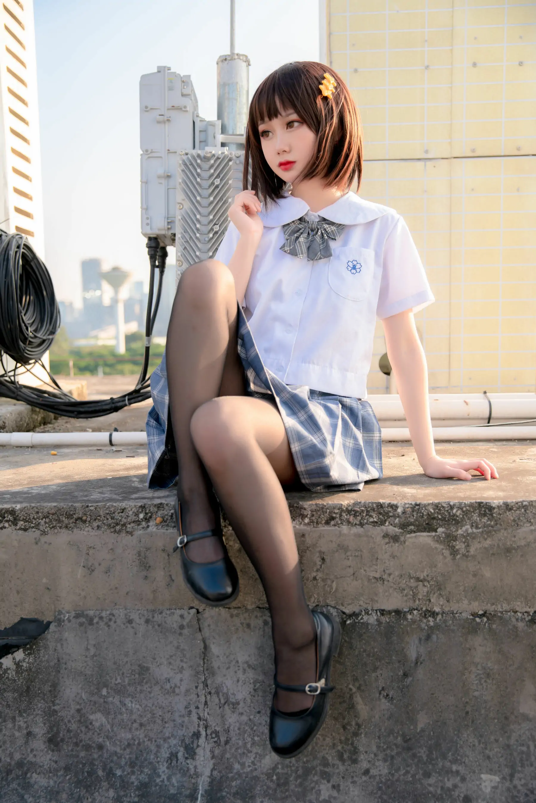 动漫博主您的蛋蛋 天台JK