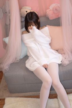[森萝财团] X-012 白丝白毛衣(110P)-毛衣,萝莉,美脚,丝足