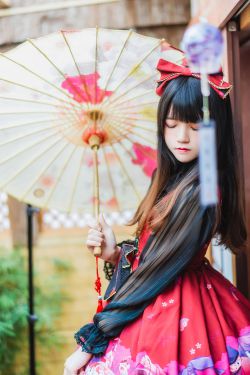[萝莉COS] 桜桃喵《和风lolita》(22P)-图云谷
