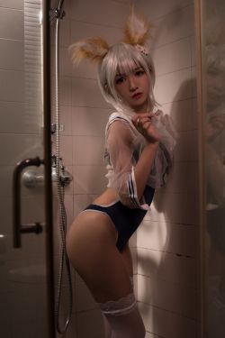 [萝莉COS] 鳗鱼霏儿 – 兽耳 湿身诱惑(12P)-图云谷