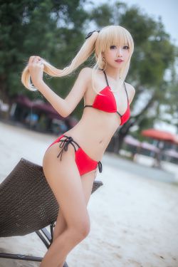 [萝莉COS] 鬼畜瑶 – 泳装魔女(15P)-图云谷