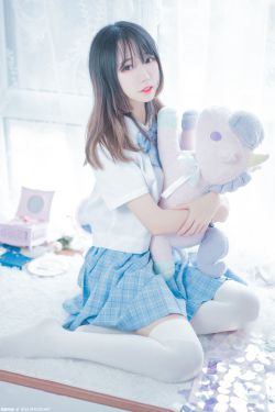 [喵糖映画] VOL.019 蓝白梦幻少女(46P)-图云谷