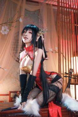 [喵糖映画] HML.004 水淼大凤旗袍(40P)-图云谷