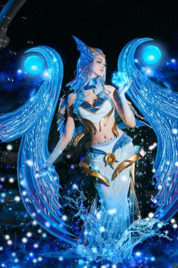 人气coser戚顾儿MIKI 王者荣耀 武则天海洋之心(19P)-图云谷