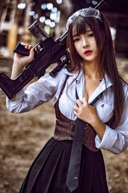 [COS福利] 二次元美女古川kagura – 武装JK(29P)-图云谷