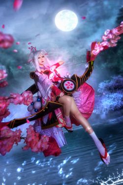 [COS福利] 动漫博主北之北 – 阴阳师 白狼(9P)-图云谷