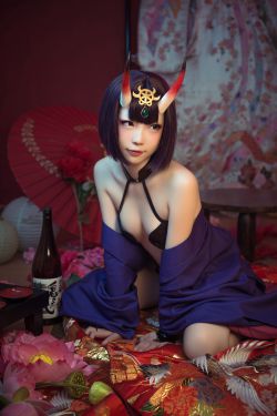 [COS福利] 大胸萌妹妖少you1 – 酒吞童子(9P)-图云谷