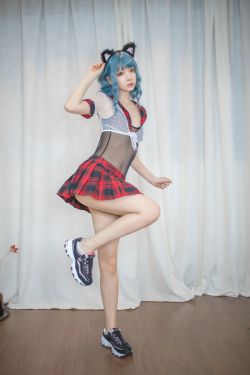 [Cosplay写真] 疯猫ss – 蓝发(26P)-图云谷