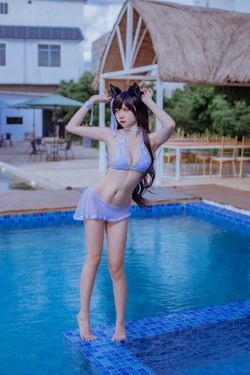 [网红COSER] 人气Coser二佐Nisa – 犬之眷之碧蓝爱宕 泳装(18P)-图云谷