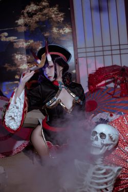 [Cosplay] 人气Coser二佐Nisa – fate酒吞僵尸童子(21P)-图云谷