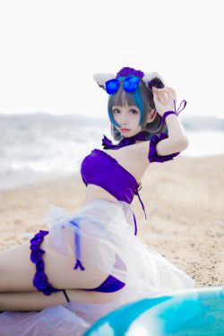 [COS福利] Cosplay日奈娇 – 柴郡猫泳装(41P)-图云谷