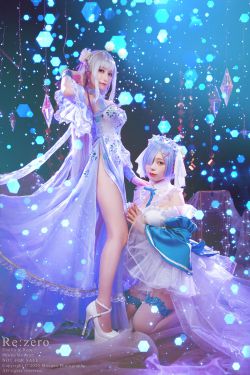 [COS福利] Miyana咪呀&紫玥桃 – 水晶连衣裙(13P)-图云谷