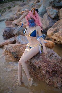 [COS福利] Cosplay日奈娇 – 玉藻前 阿拉伯舞娘(37P)-图云谷