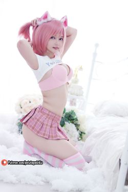 [网红COSER写真] Coser小姐姐Potato Godzilla – Pink Casual(36P)-图云谷