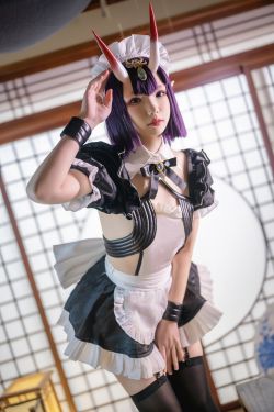 [福利COS] 动漫博主雪晴Astra – 酒吞童子 女仆(62P)-图云谷