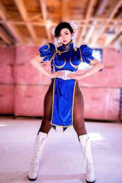 [福利COS] MisswarmJ – Chun Li(51P)-图云谷