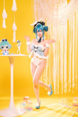 Coser小姐姐星之迟迟 - 初音未来 白兔女郎(50P)-兔女郎,RT