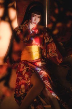 虫皿虫皿 - 日式和服武士艺伎(18P)-女神